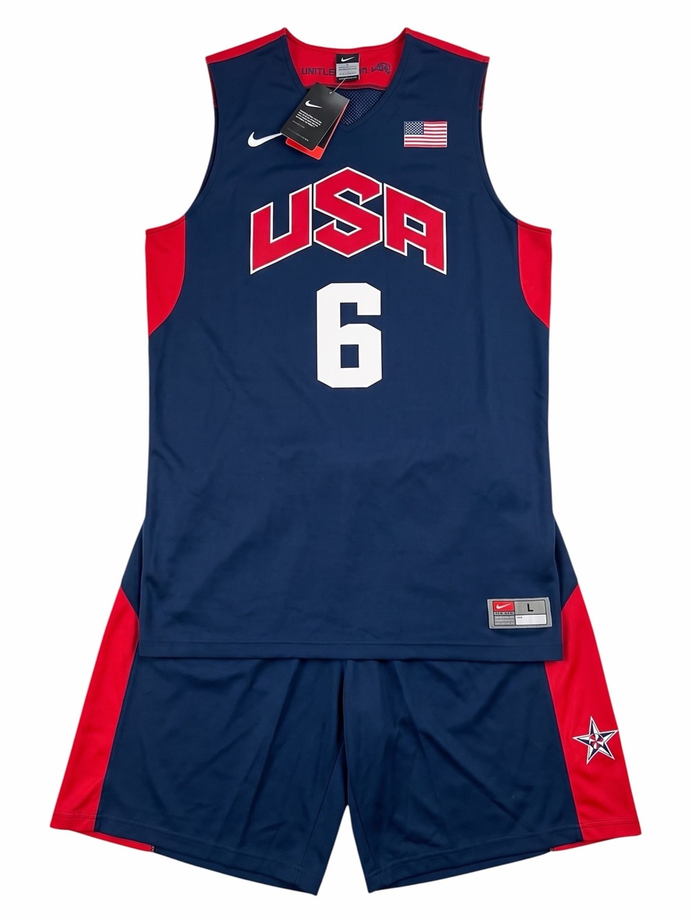 NIKE⚡️LeBron James USA Basketball 2012 Olympic Jersey & Shorts Set⚡️NWT⚡️Rare⚡️